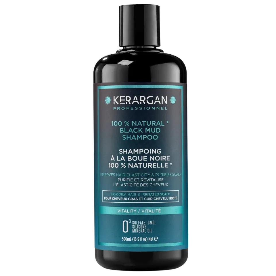 Kerargan Boue Noire shampoo fango nero purificante 500 ml
