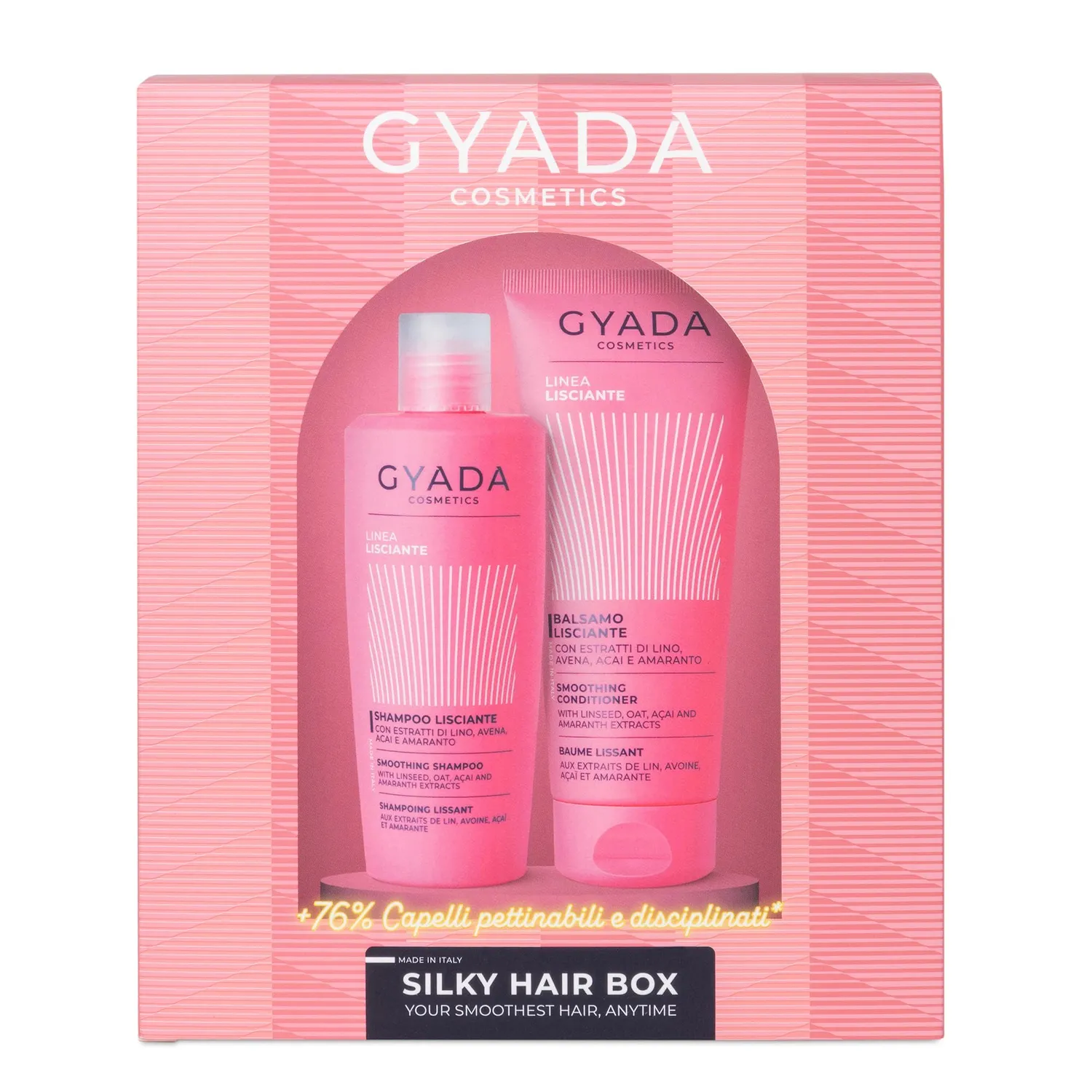 Gyada Modellante Ricci Curl Care Box Shampoo Balsamo 2 pezzi