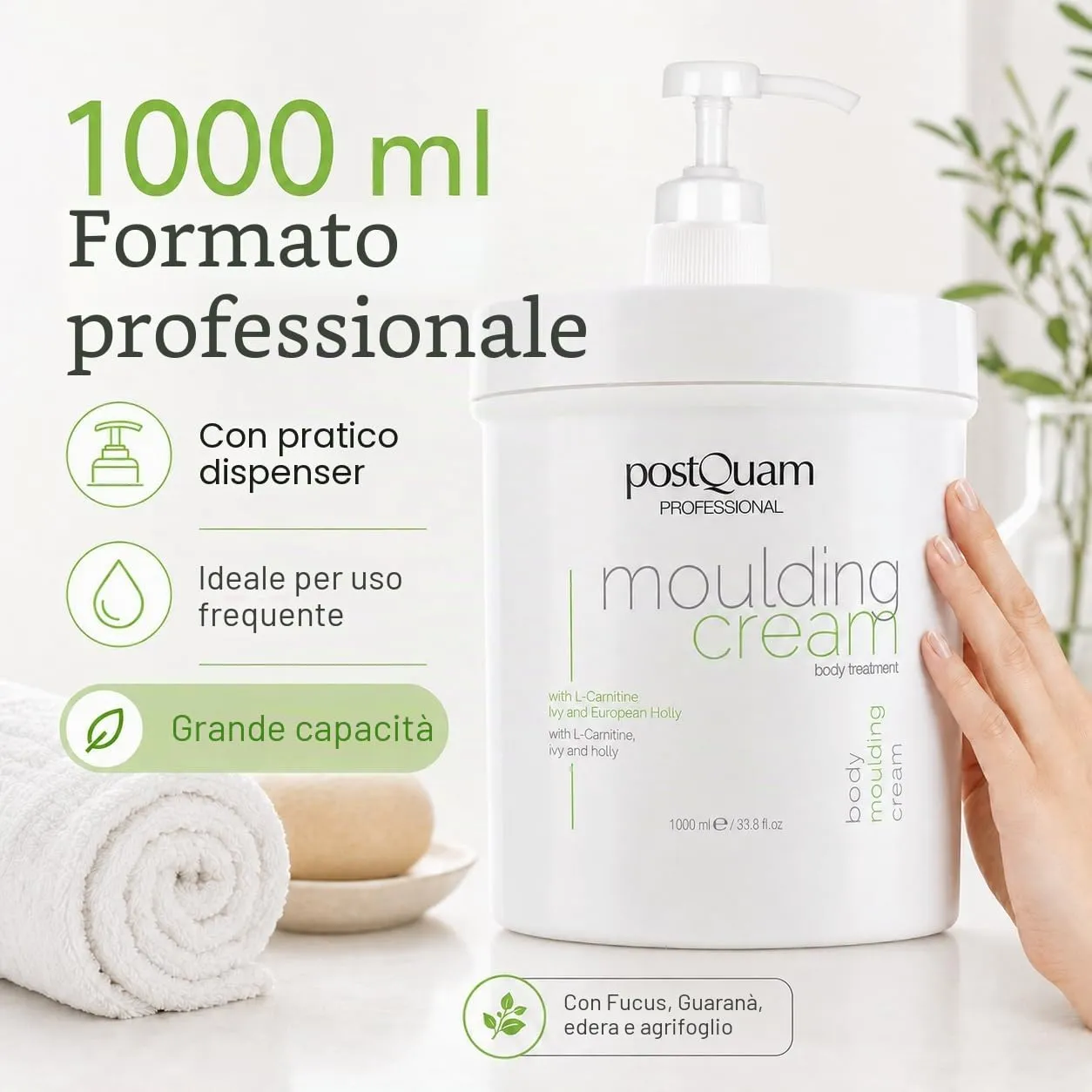 Postquam Crema Corpo Modellante Rassodante 1 L Caffeina