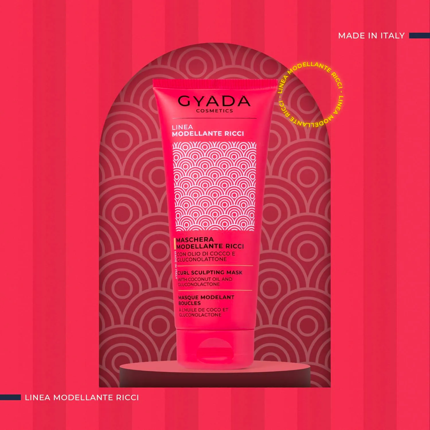 Gyada Linea Modellante Ricci maschera idratante 200 ml anticrespo