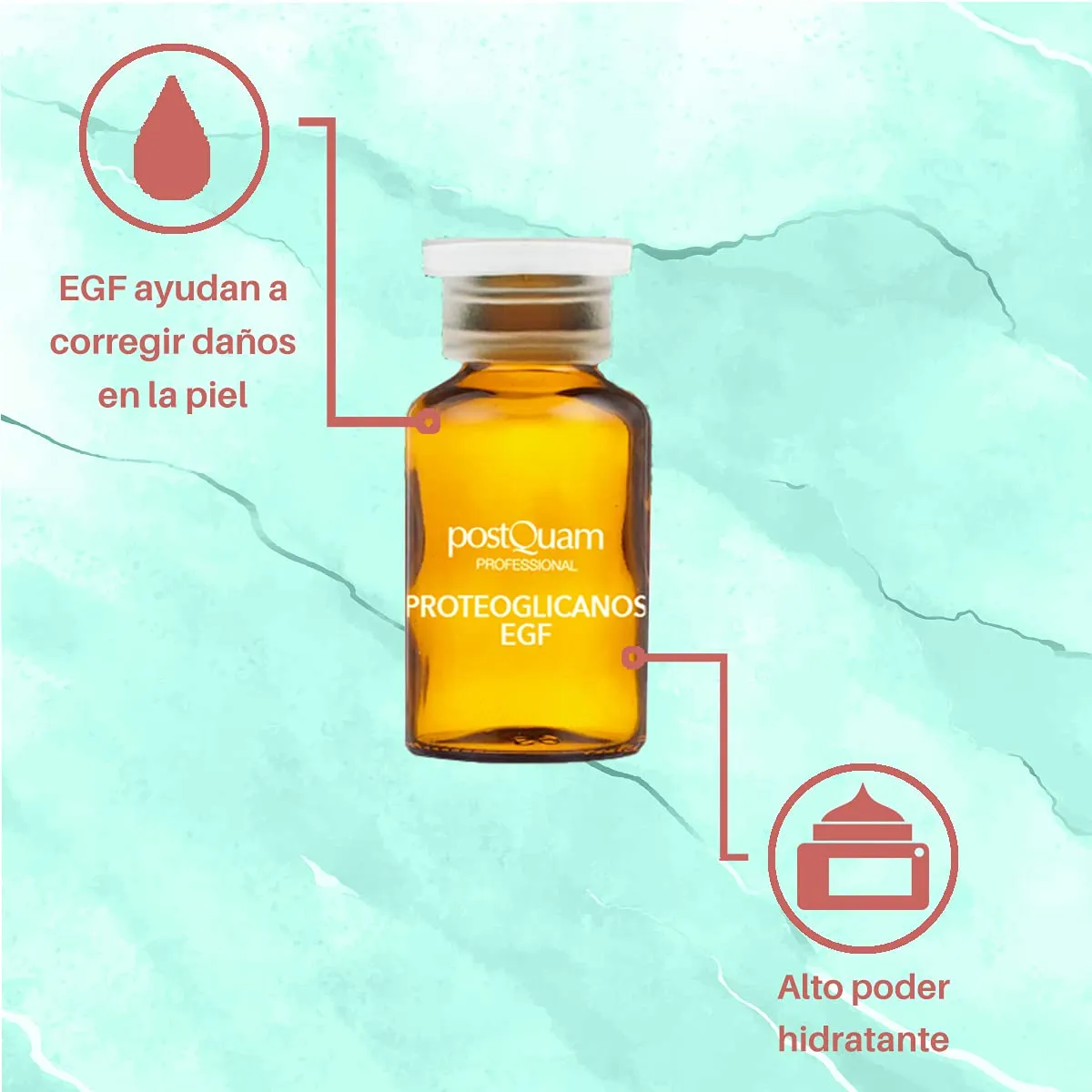 Postquam Proteoglicanos Siero Viso 20 ml Idratante