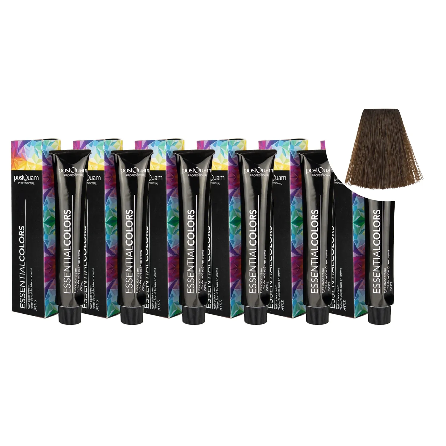 PostQuam Tinta Capelli 5.56 Castano Bordeaux Pack 6