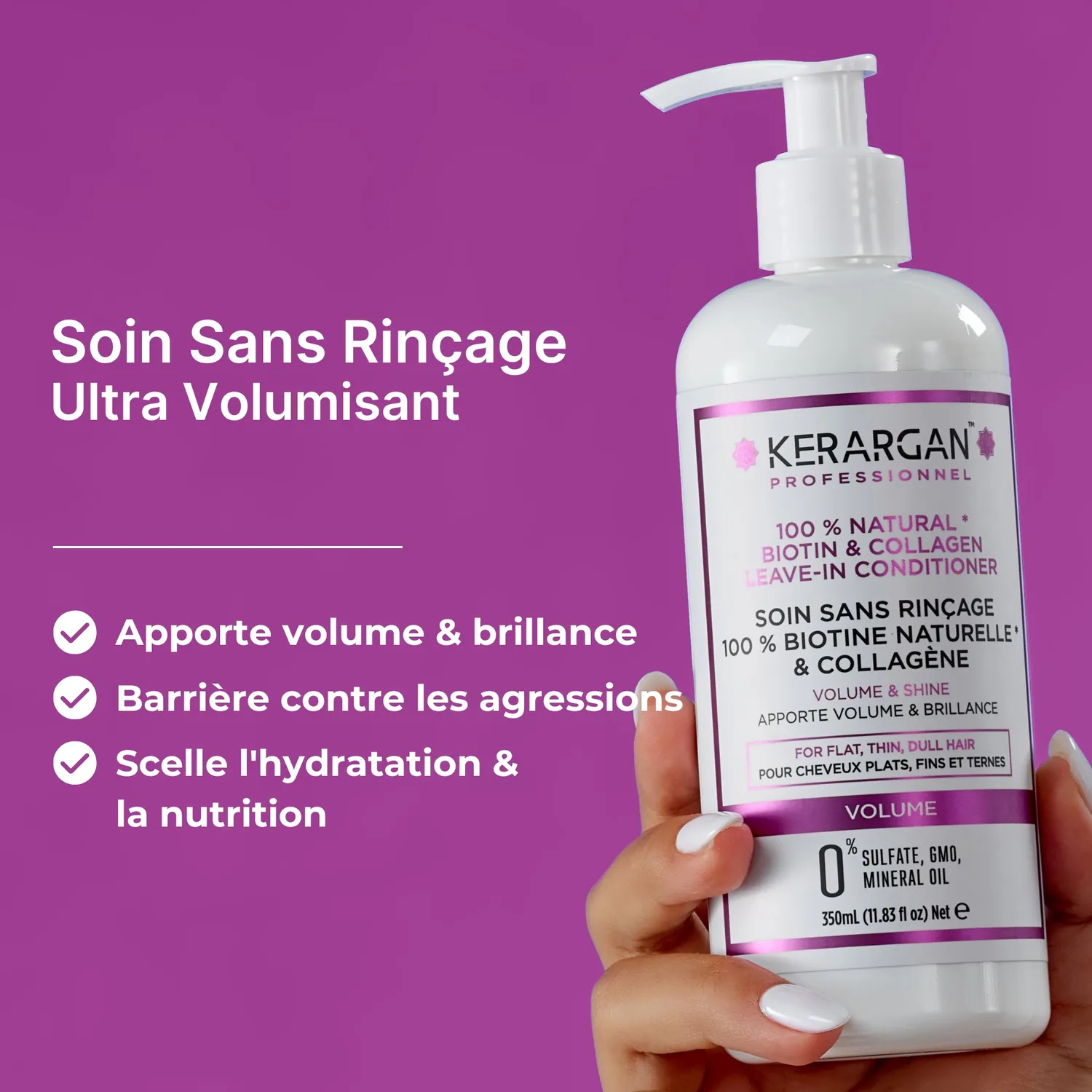 Kerargan Biotina Collagene Leave-in volume capelli protettivo