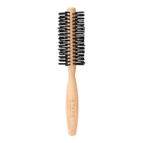 Gyada Cosmetics Spazzola Rotonda Small capelli corti legno antistatica