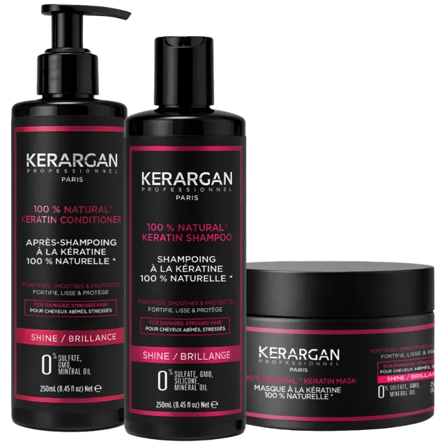 Kerargan Cheratina Trio Kit Capelli 3x250ml Rinforzante
