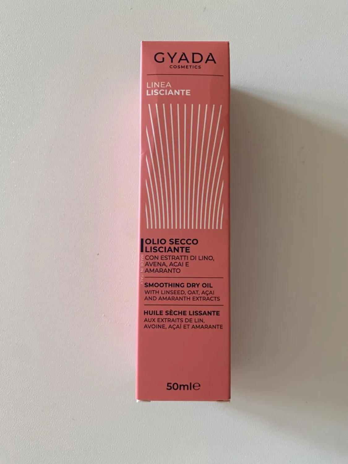Gyada Lisciante olio secco capelli 50 ml anticrespo leggero
