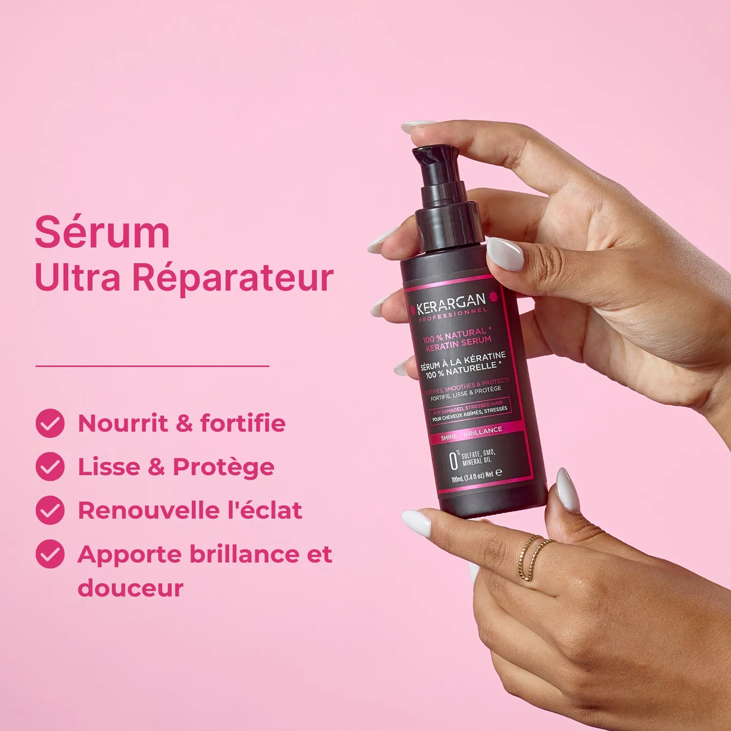 Kerargan Cheratina Siero Riparatore 100ml lisciante