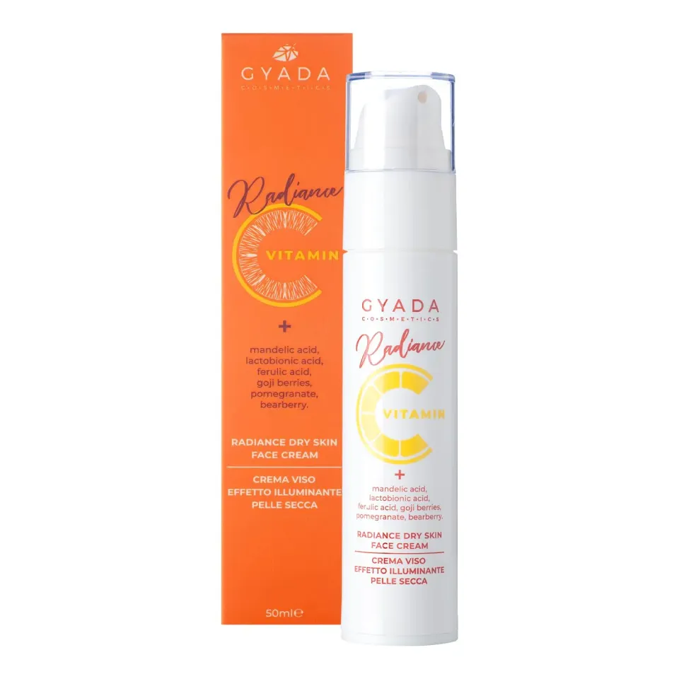 Gyada Radiance Vitamin C Crema Viso Pelli Secche 50 ml