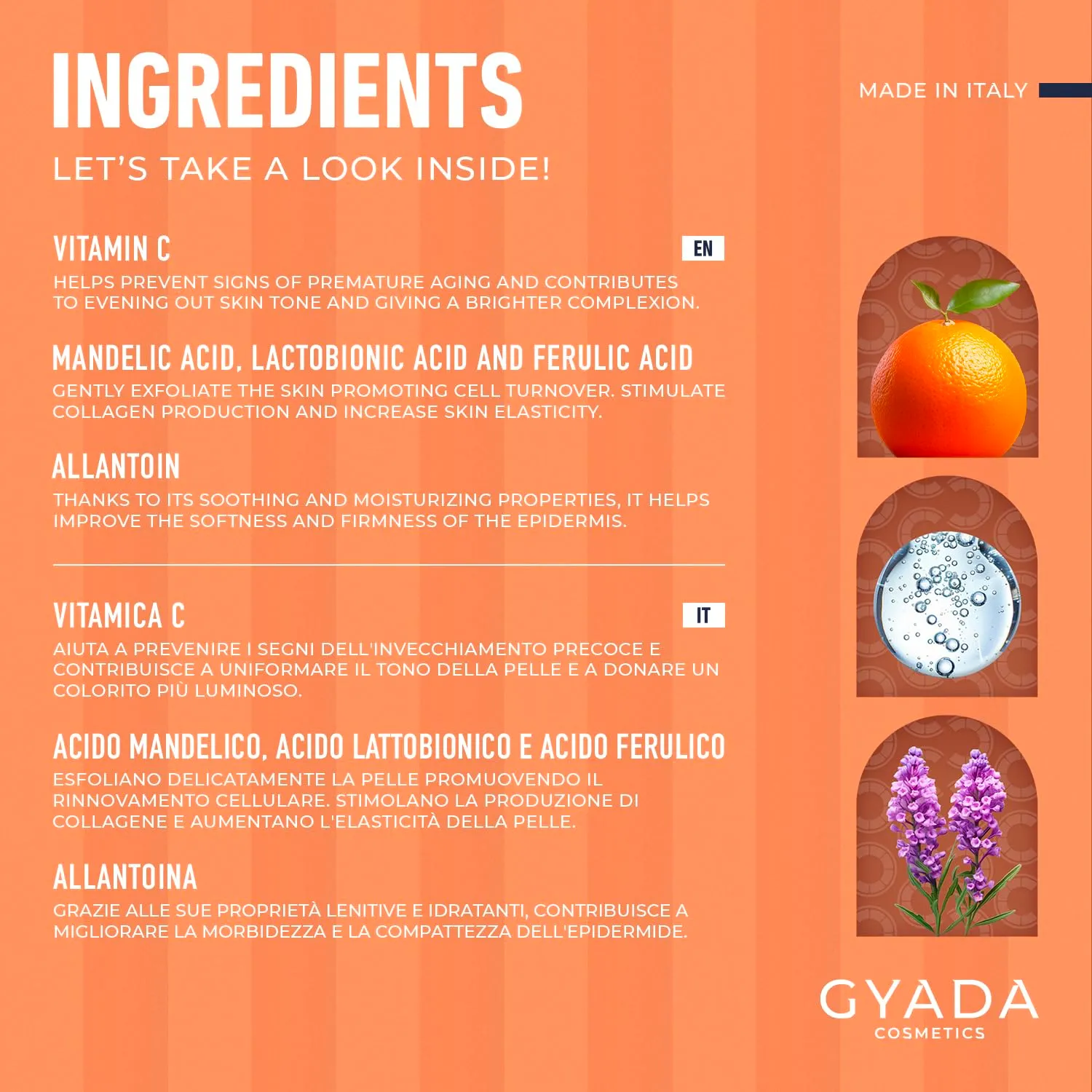 Gyada Radiance Maschera Viso 25ml Vitamina C