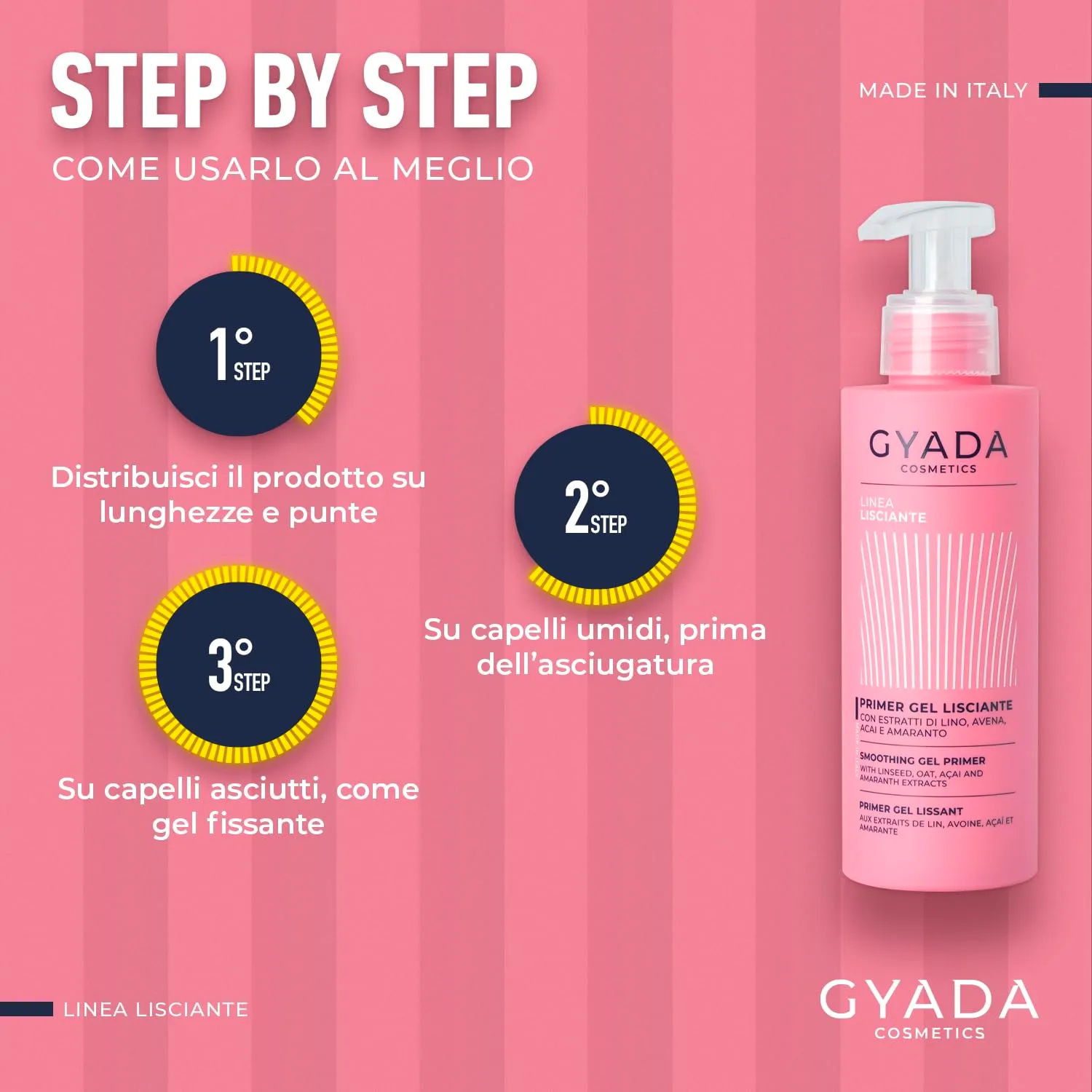 Gyada Lisciante primer gel lisciante anticrespo 150 ml