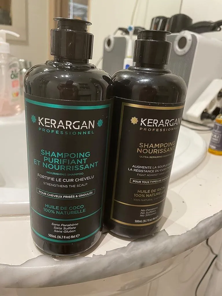 Kerargan Ricin Crescita shampoo 500ml olio di ricino forza