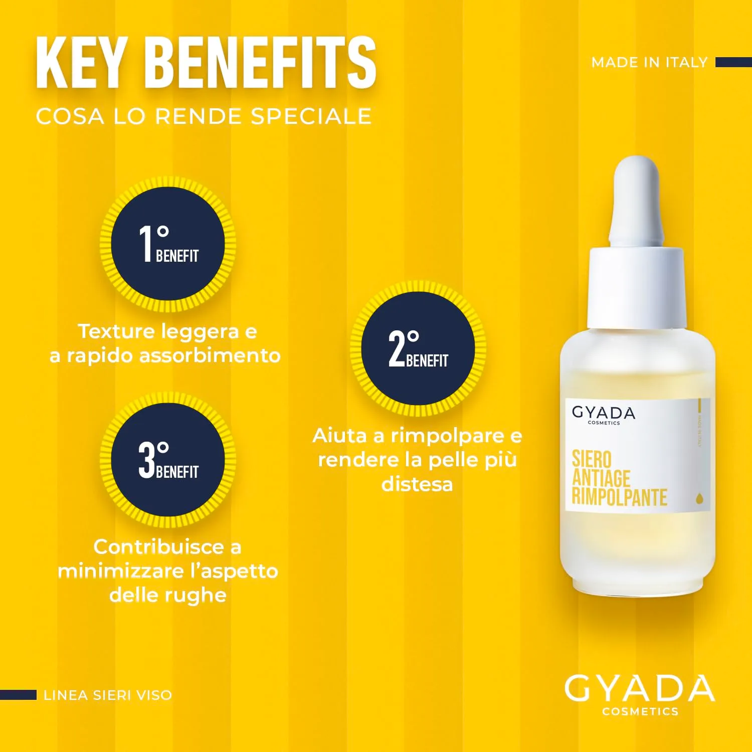 Gyada Reinassance siero viso antiage rimpolpante 30 ml