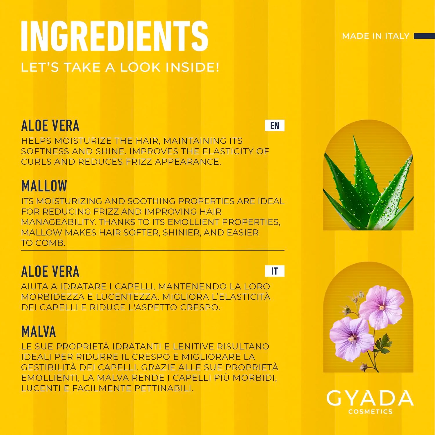 Gyada Anticrespo Spray Condizionante 125 ml capelli crespi