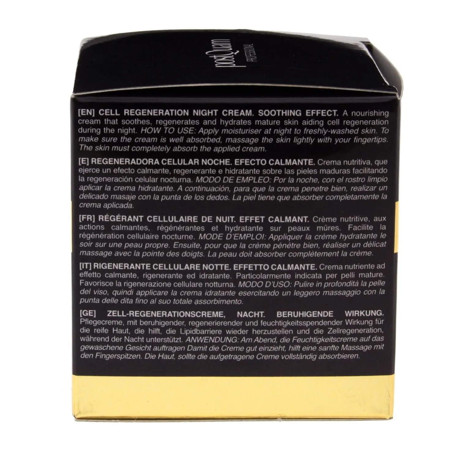 Postquam Luxury Gold Crema Notte Rigenerante Oro 50 ml