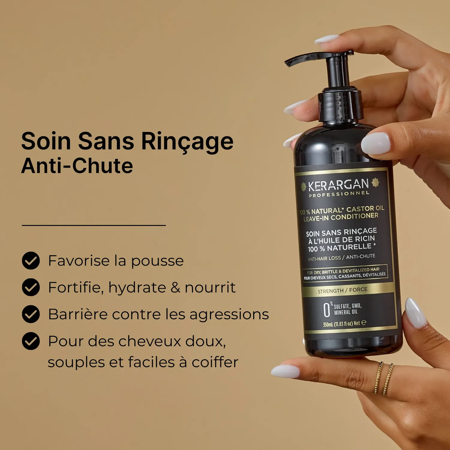 Kerargan Ricin Trattamento Capelli 350 ml senza risciacquo