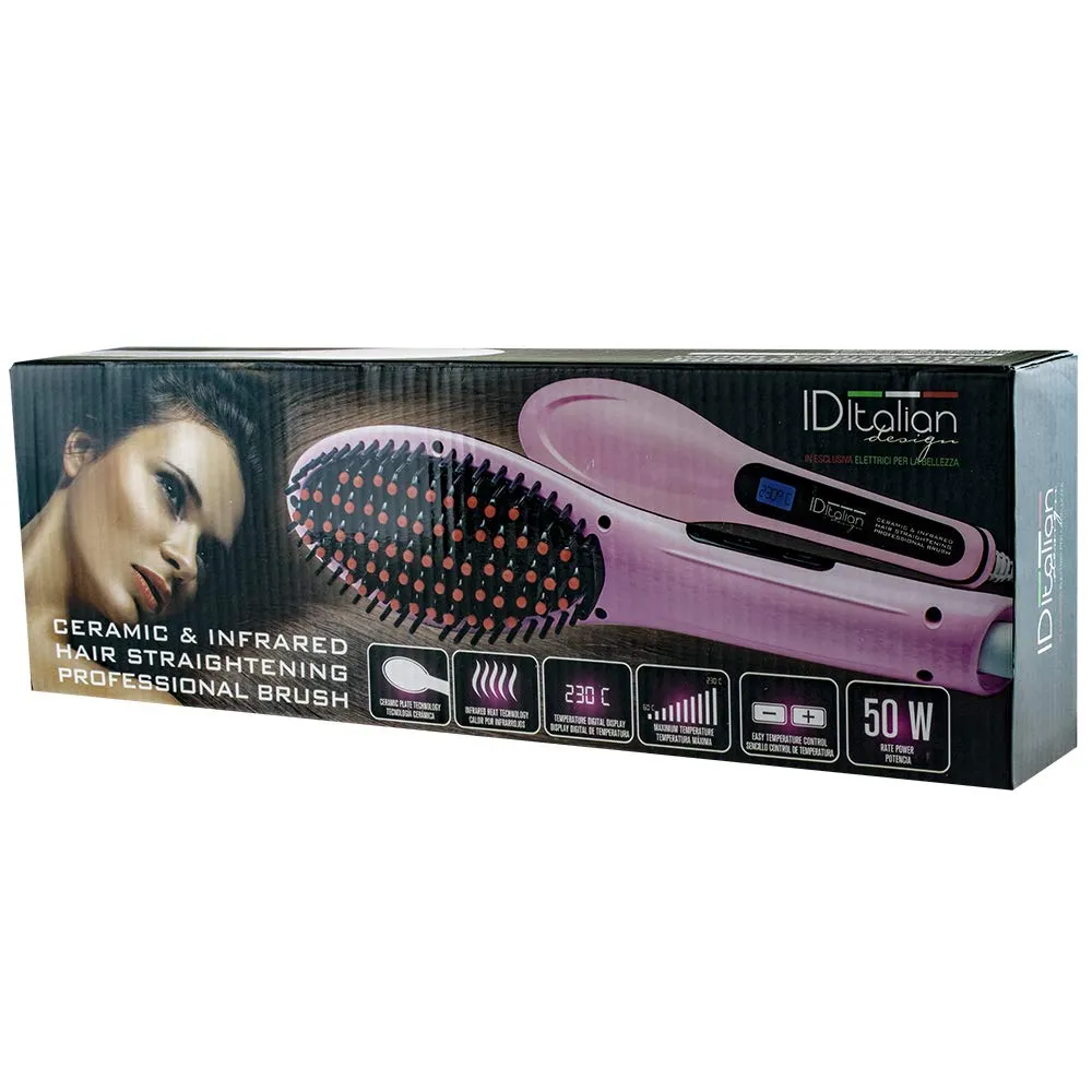 Postquam Iditalian Ceramic Infrared spazzola elettrica 50W rosa