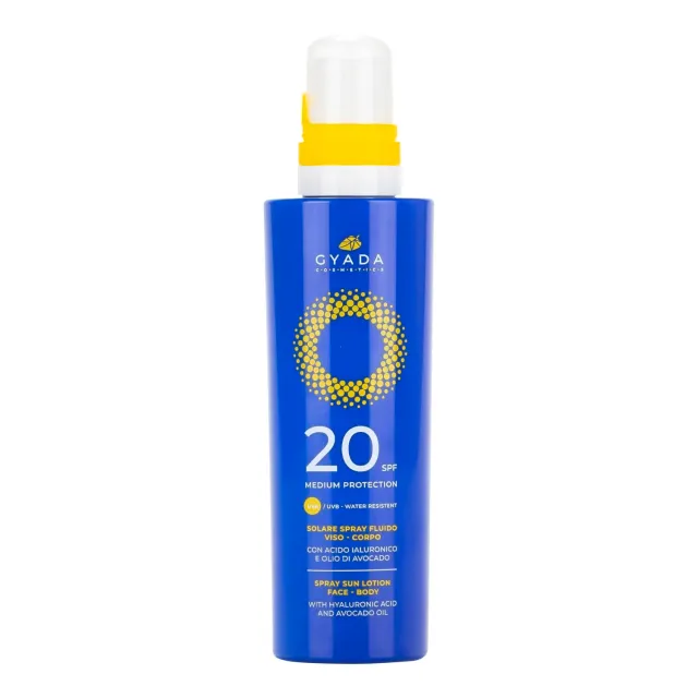 Gyada Solare Spray SPF 20 viso corpo 200 ml protezione media