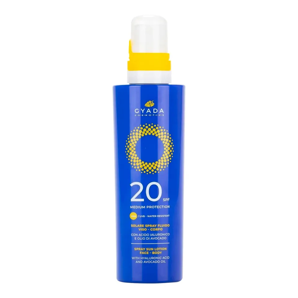 Gyada Solare Spray SPF 20 viso corpo 200 ml protezione media
