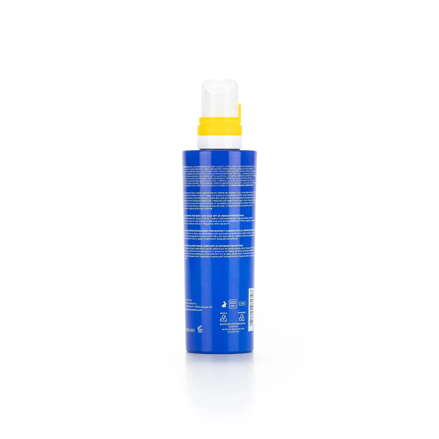 Gyada Solare Spray SPF 20 viso corpo 200 ml protezione media