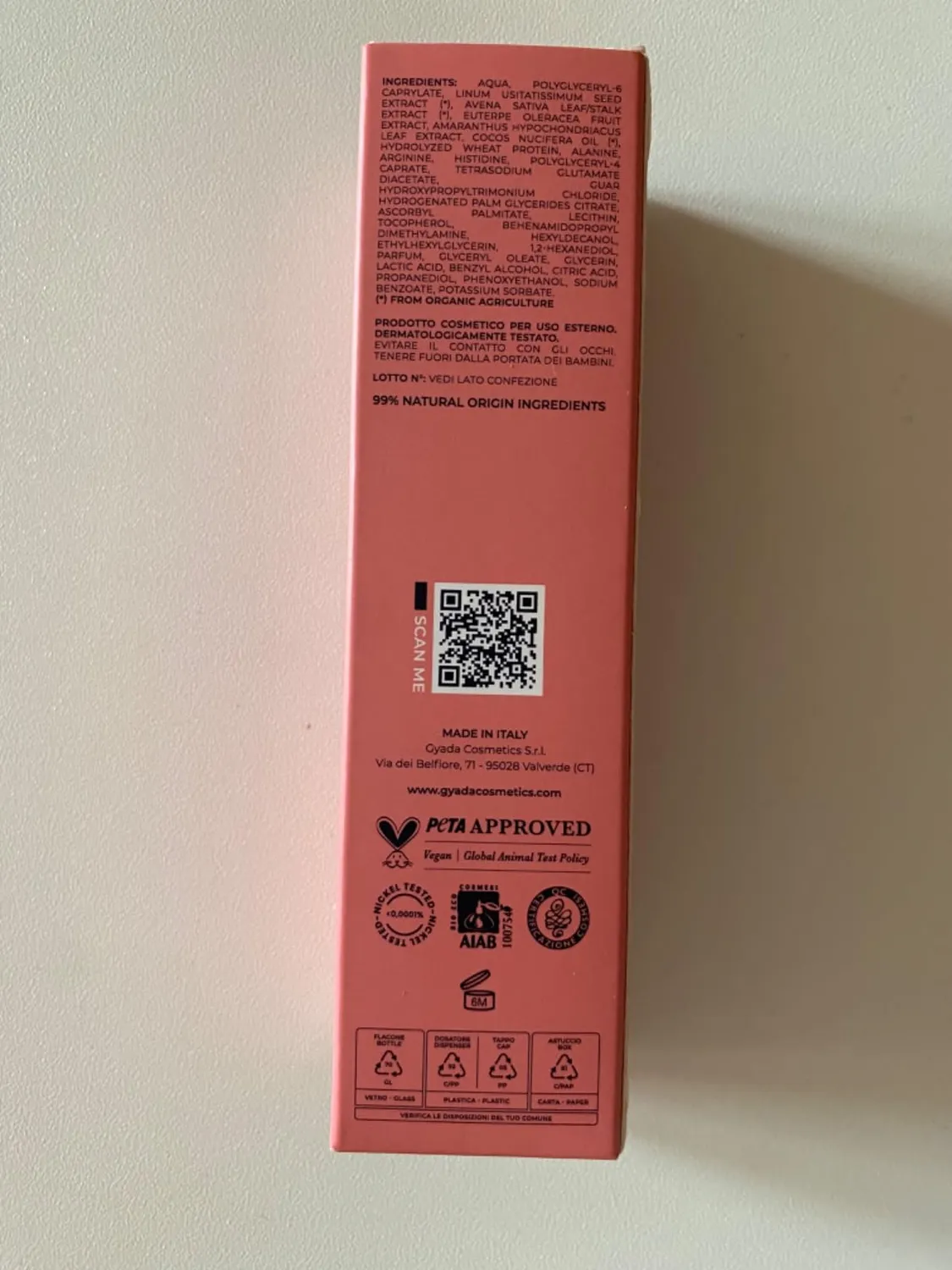 Gyada Lisciante olio secco capelli 50 ml anticrespo leggero
