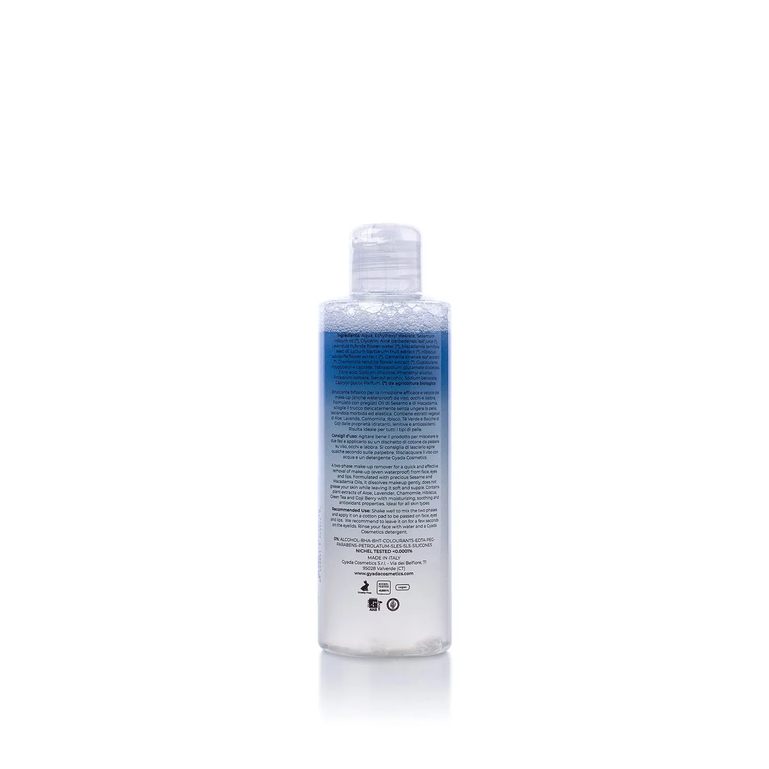 Gyada Cosmetics Struccante Bifasico 200 ml waterproof