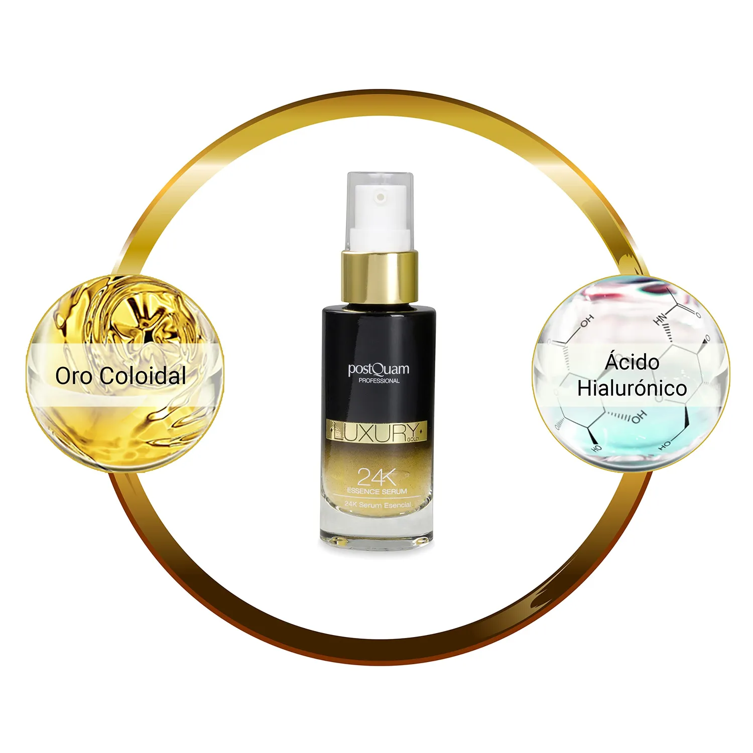Postquam Luxury 24K Essence siero viso 30 ml idratante