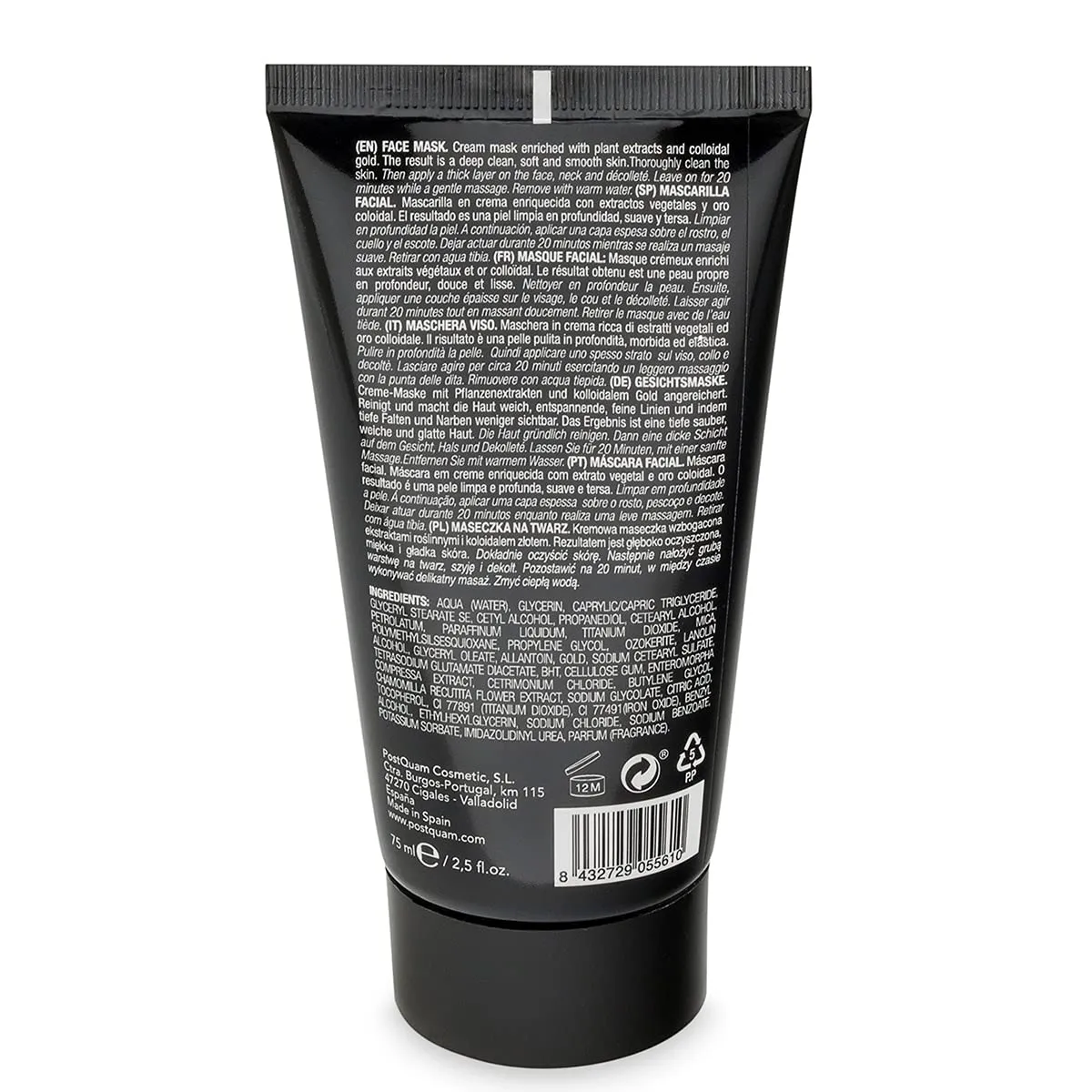 Postquam Facemask maschera viso 75 ml idratante oro vegetale