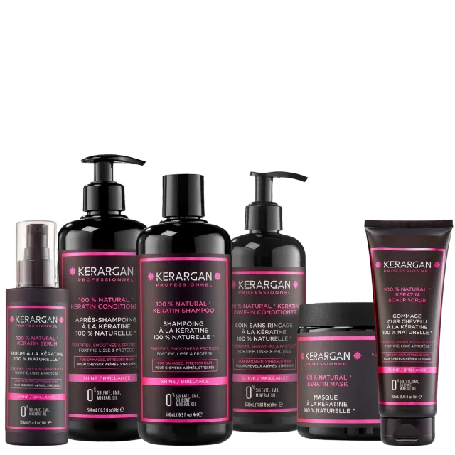 Kerargan Kératine Kit Completo Capelli 2250 ml senza solfati