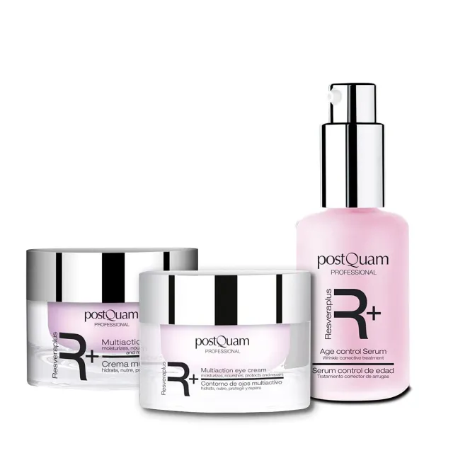 Postquam Resveraplus cofanetto viso 3 pezzi antirughe