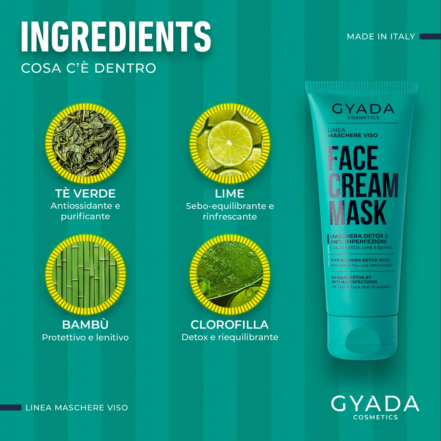 Gyada Re:Purity Skin Maschera viso detox anti-imperfezioni 75 ml