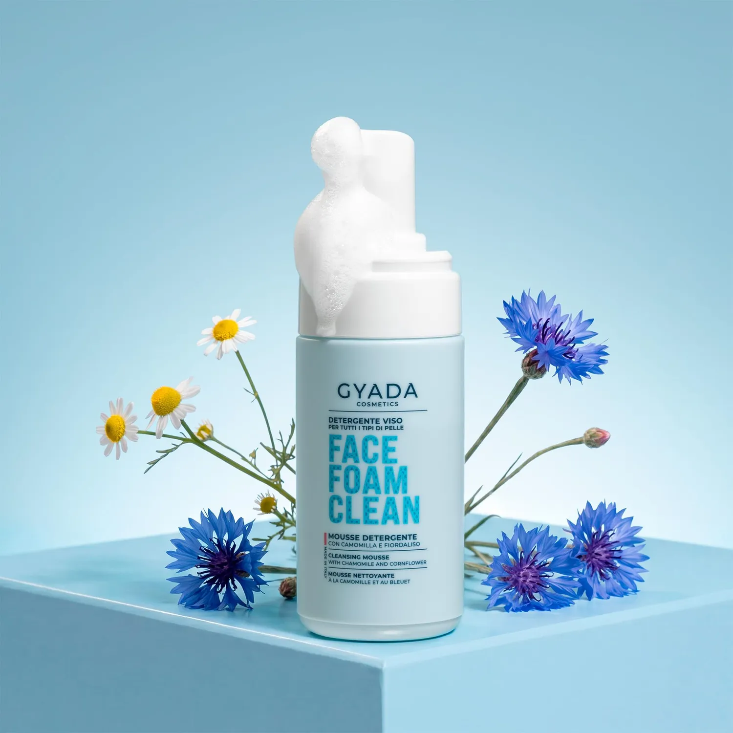Gyada Mousse Detergente Viso 100ml camomilla delicata