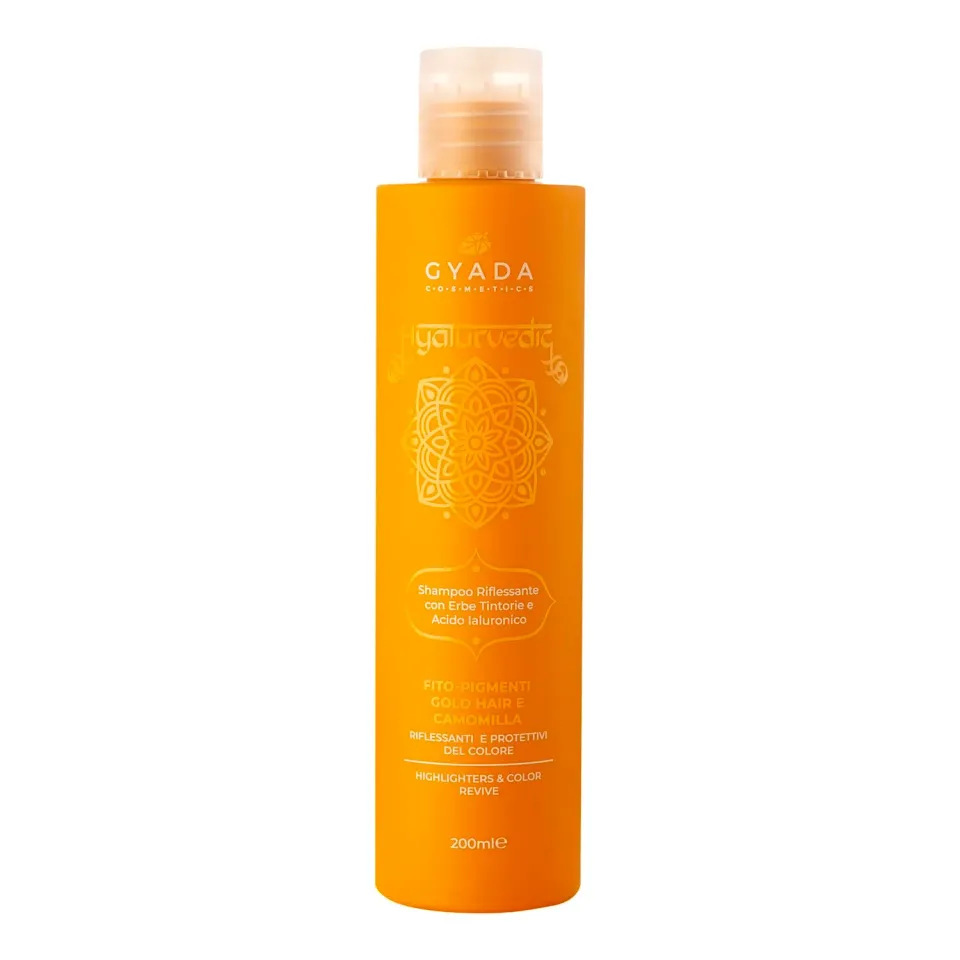 Gyada Hyalurvedic Gold Hair shampoo riflessante 200 ml biondi