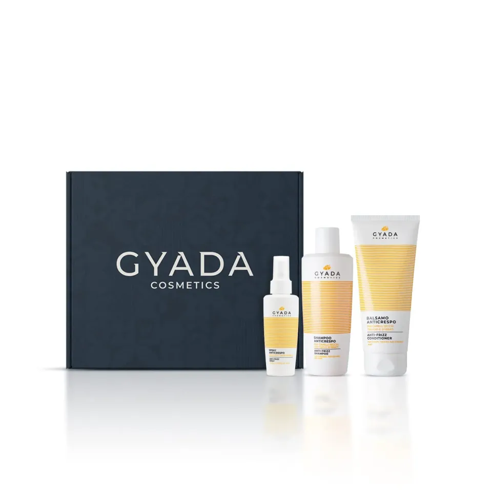 Gyada Tame Frizz Box kit capelli 3 pezzi karité anticrespo