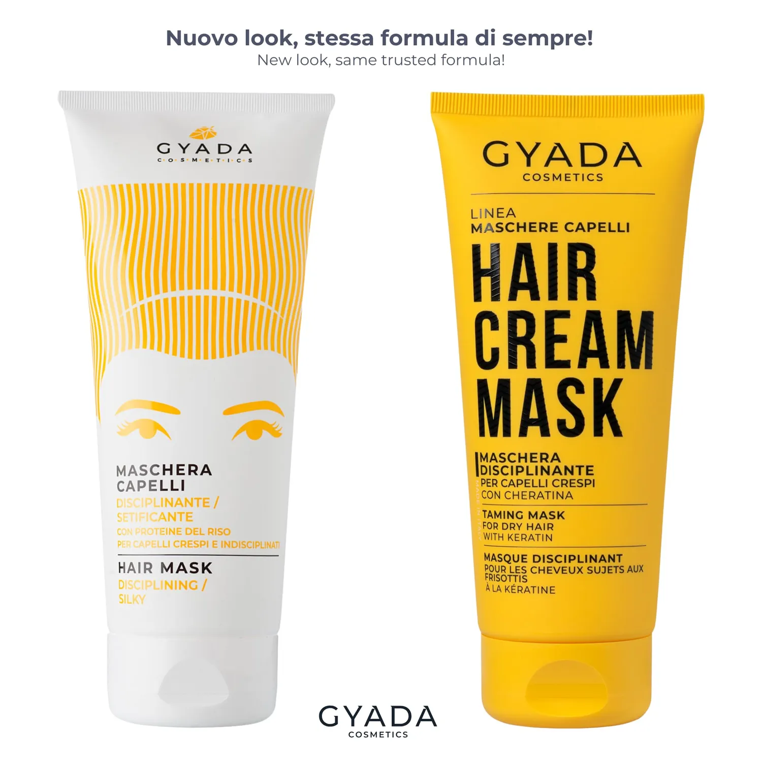 Gyada maschera capelli disciplinante 200 ml avena cheratina