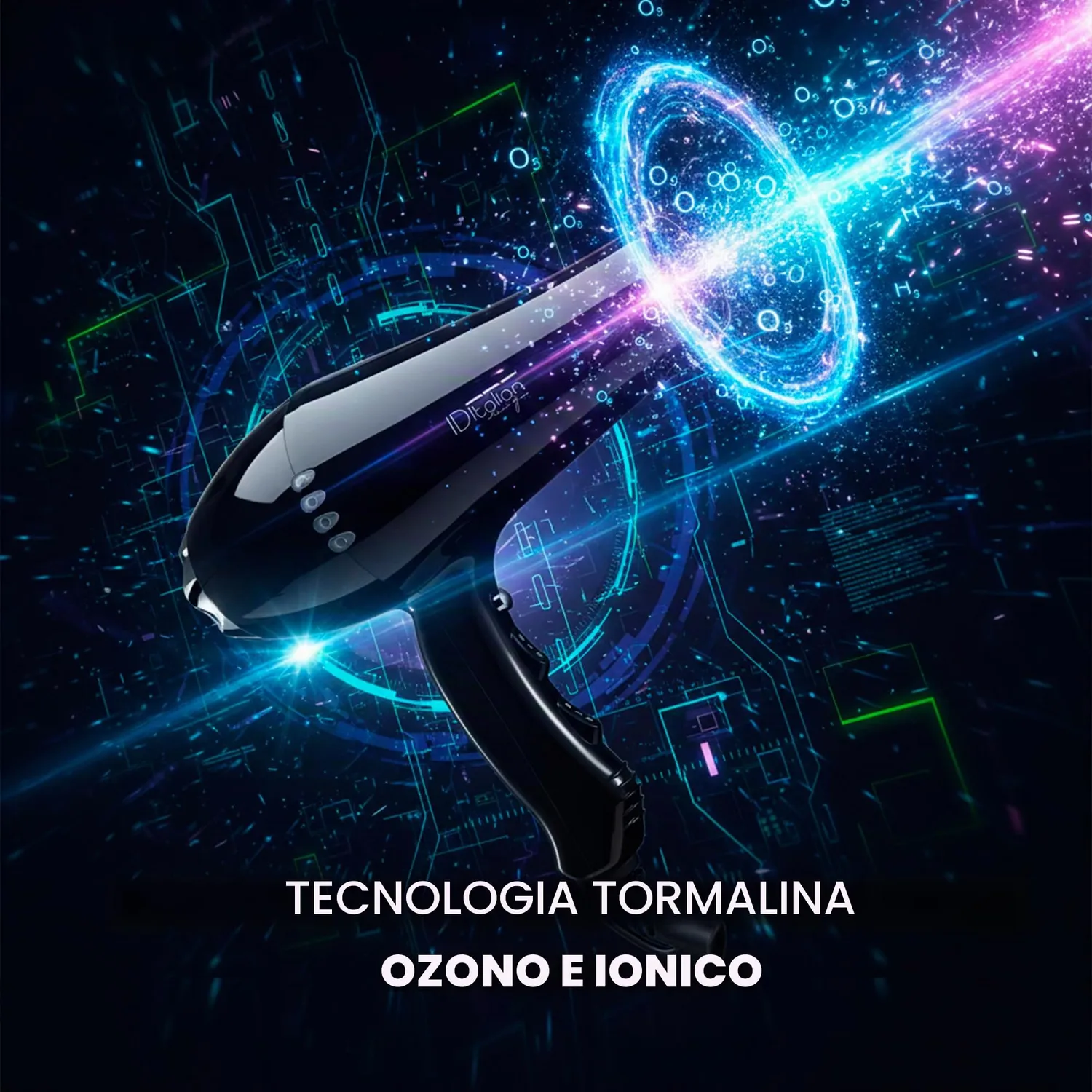 Postquam Elite Protect Asciugacapelli Ionico Ozono 2200W
