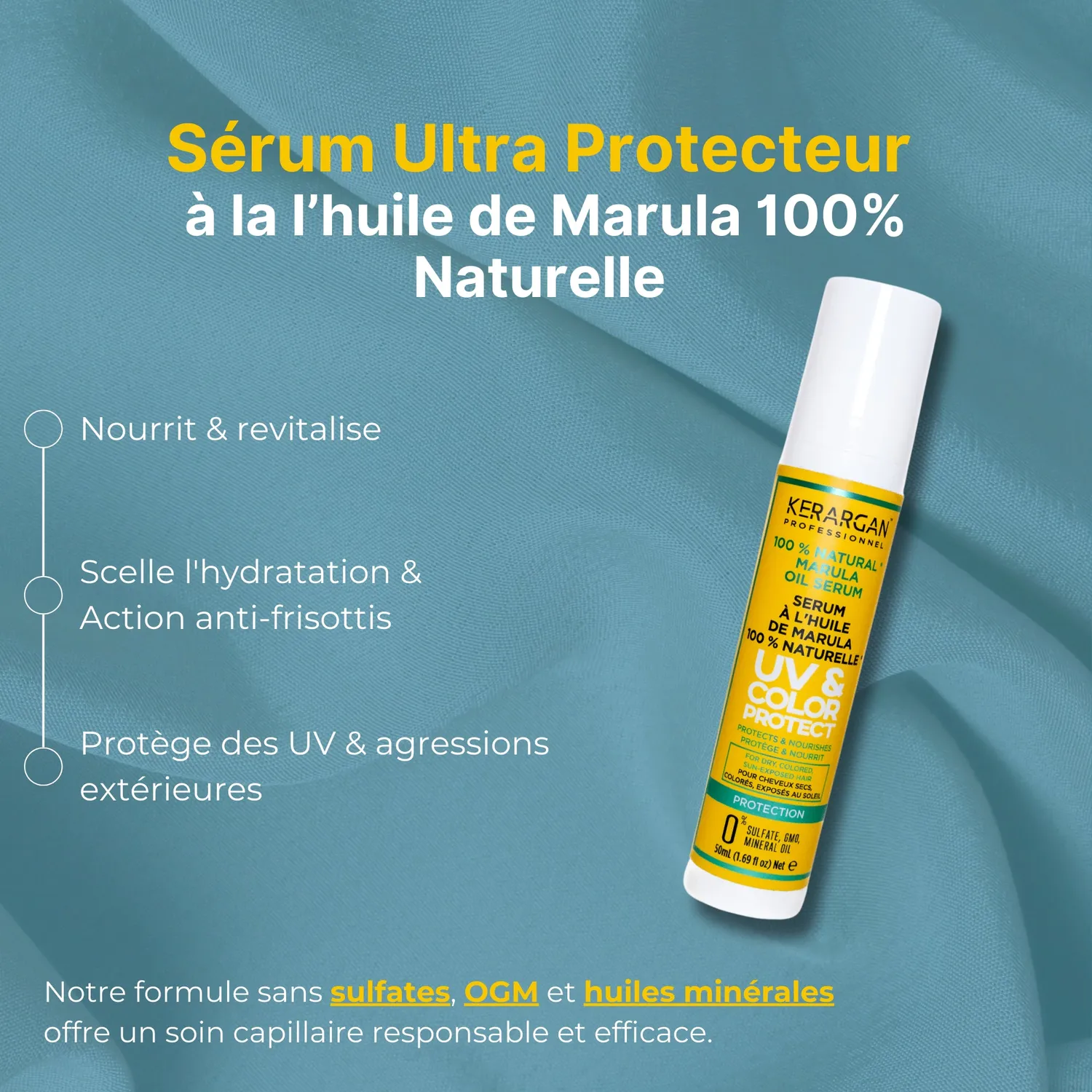 Kerargan Marula UV siero capelli 50 ml anticrespo