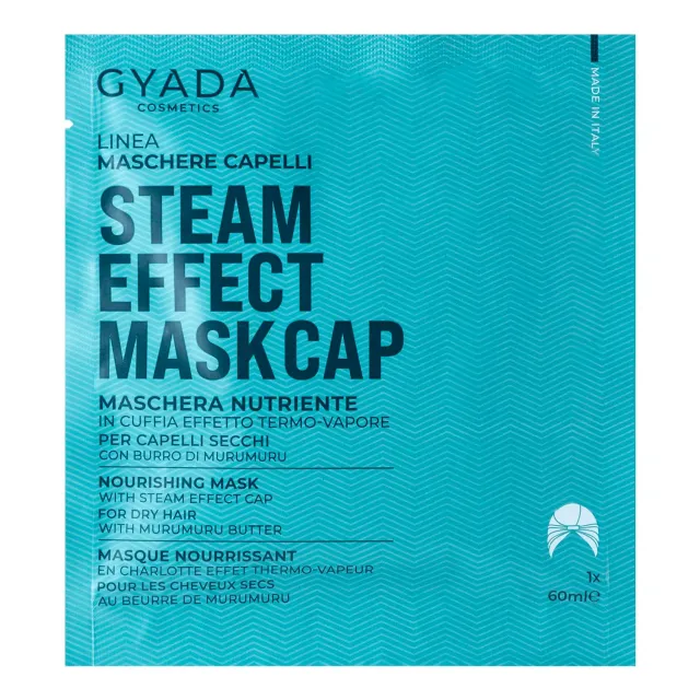 Gyada Maschera Capelli Tessuto Cuffia Termica 60 ml Lino Malva