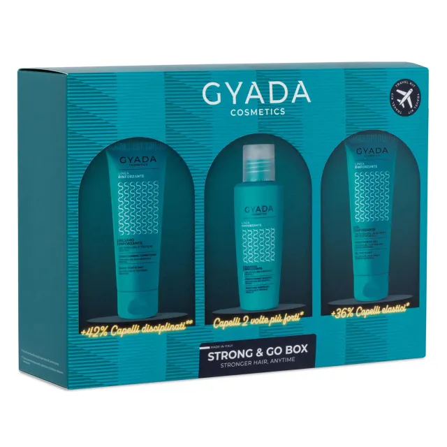 Gyada Cosmetics Strong & Go Box Set Capelli Rinforzante 3 pz