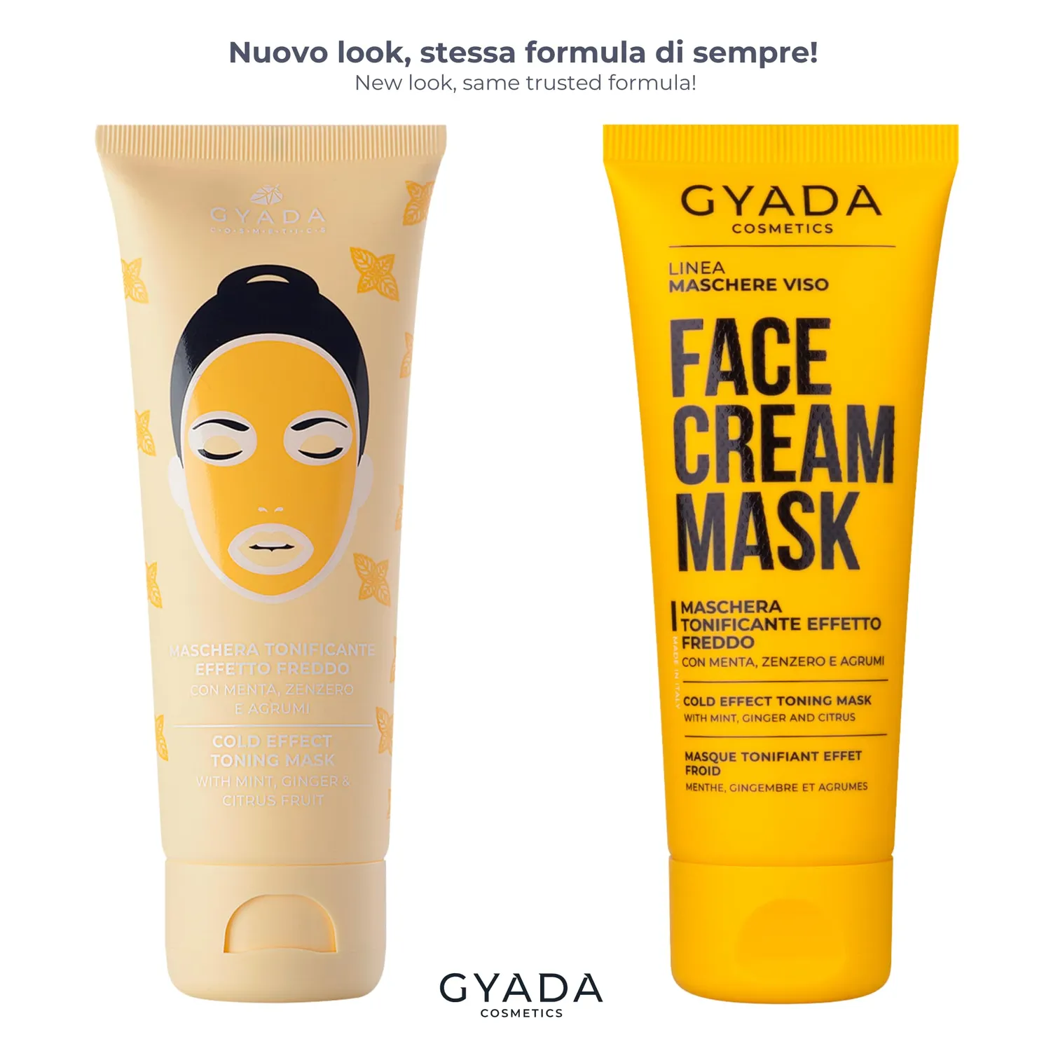 Gyada Maschera Viso Tonificante Effetto Freddo 75 ml
