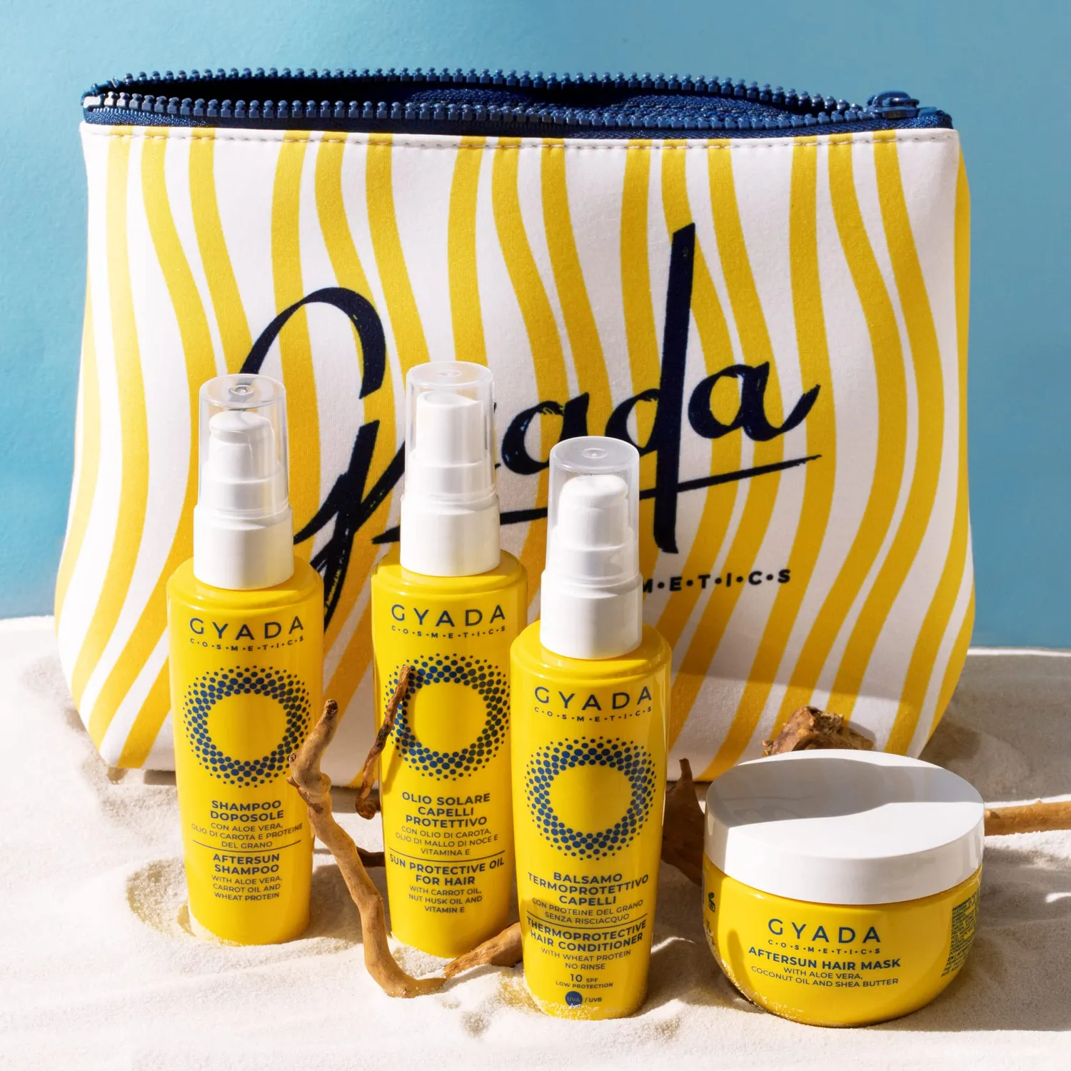 Gyada Suncare Kit Doposole Travel 4x75 ml
