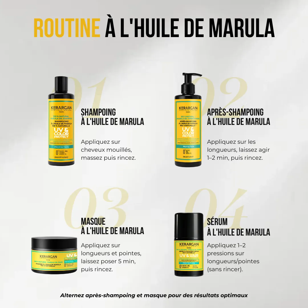 Kerargan Marula Kit UV Colore 800 ml 4 pezzi