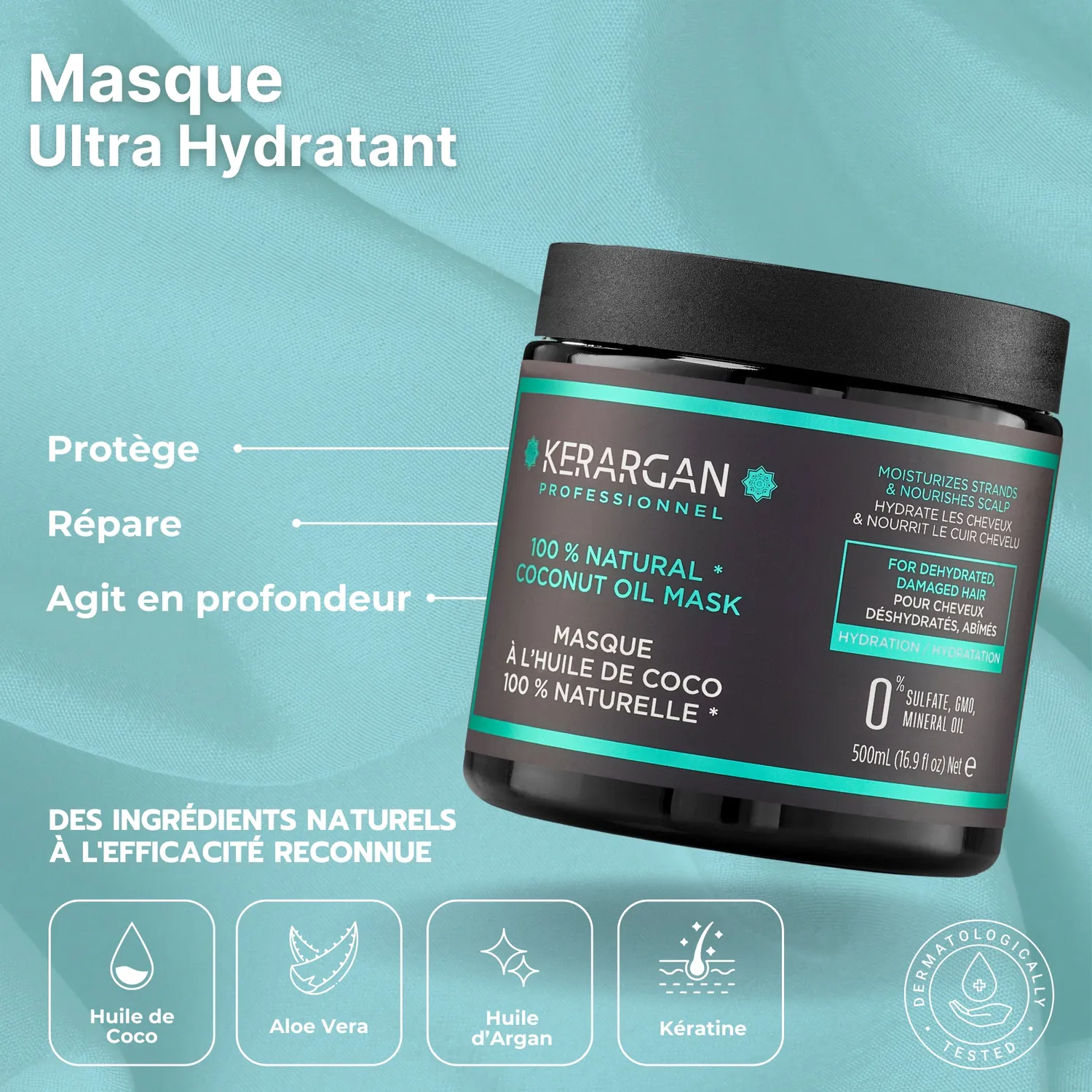 Kerargan Coco Kit Capelli 1600 ml Cocco Idratante