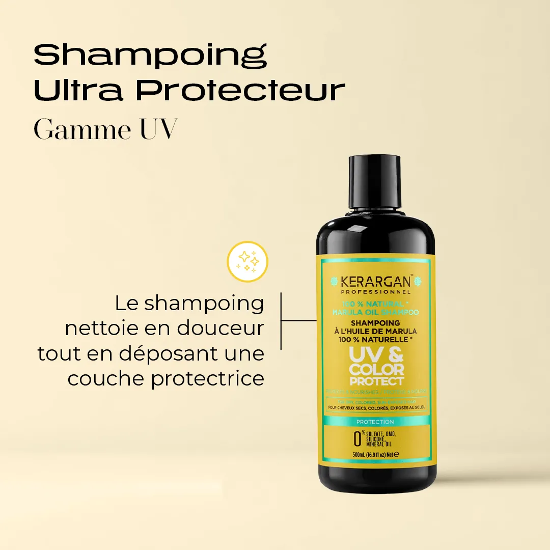 Kerargan Marula UV shampoo protezione colore sole senza solfati