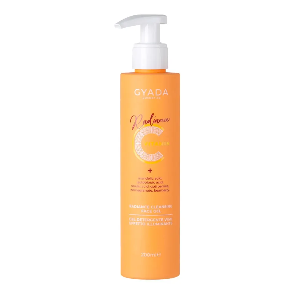 Gyada Radiance Cleansing Gel Detergente Viso 200 ml Vitamina C