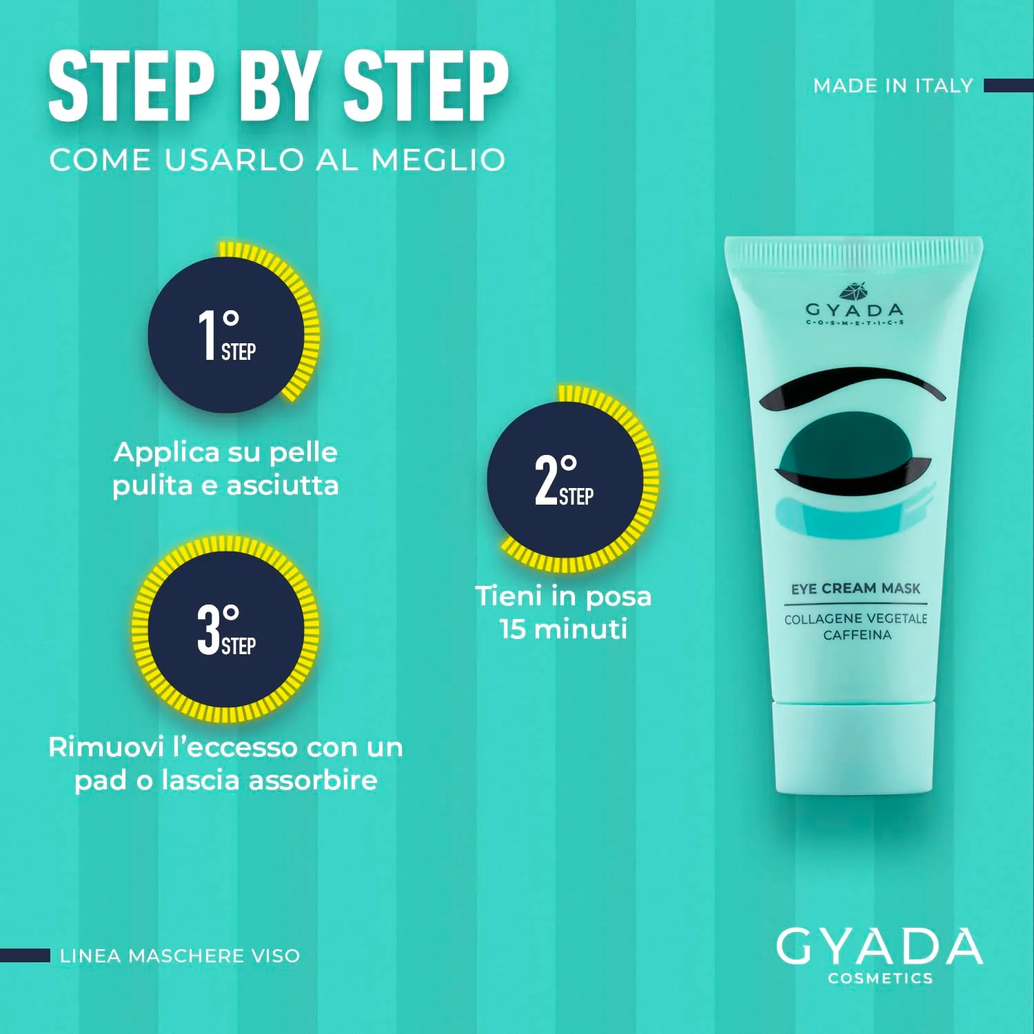 Gyada Cosmetics Eye Cream Mask Occhi 20 ml Drenante