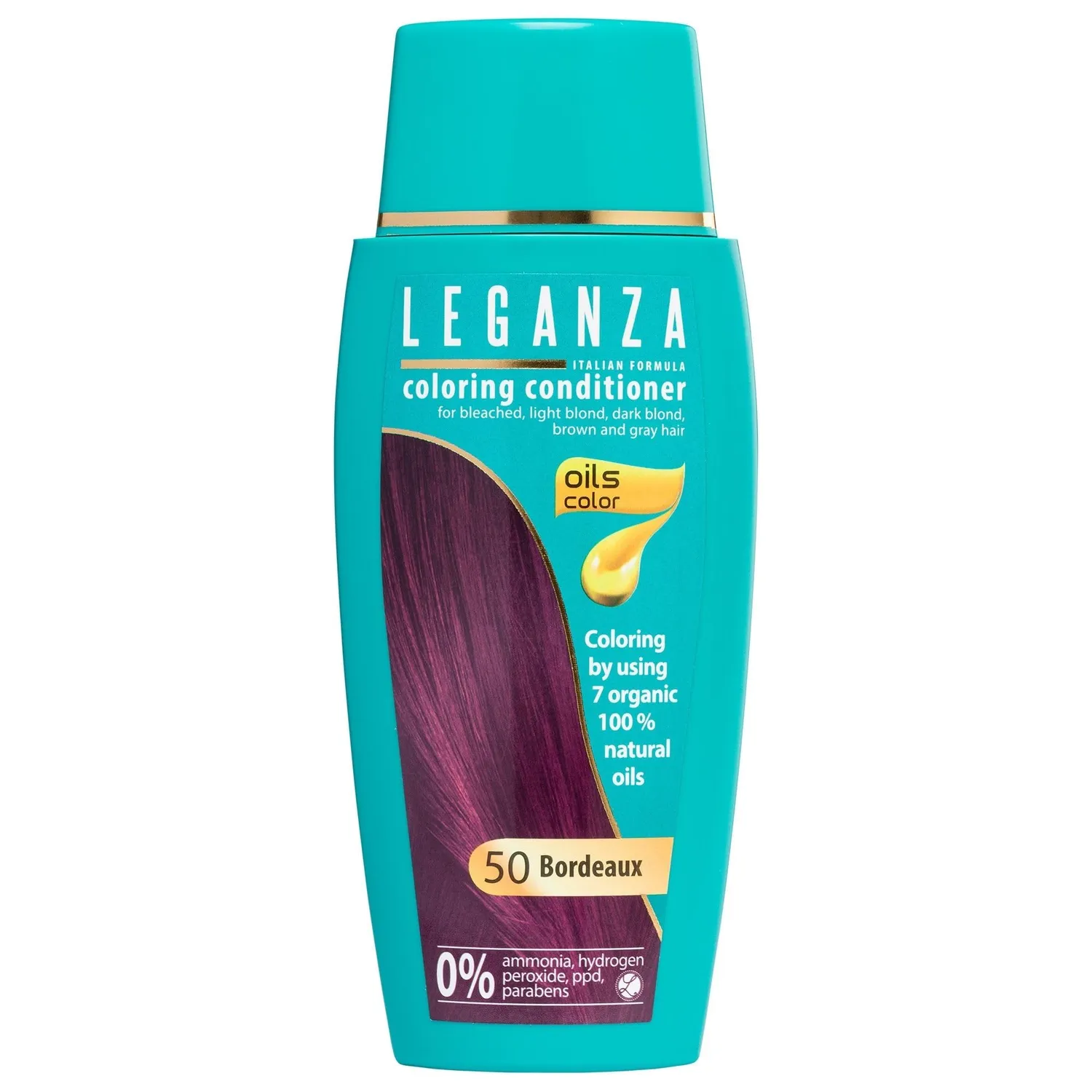 Leganza 20 Tulipano Nero maschera colorante 150 ml nera