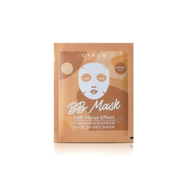 Gyada BB Mask Medium maschera viso tessuto 15ml medio-scura