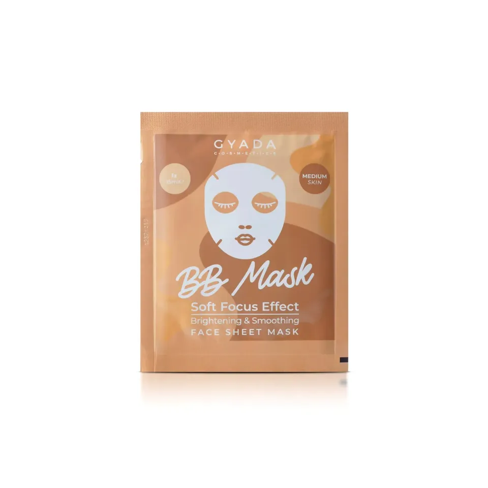 Gyada BB Mask Medium maschera viso tessuto 15ml medio-scura