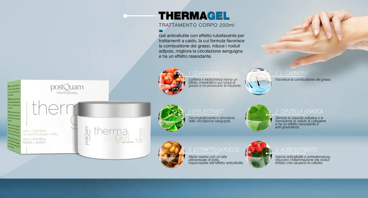 Postquam Gel Corpo Termico Effetto Calore 1 L Edera