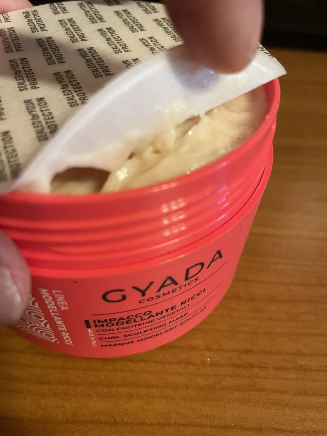 Gyada Modellante Ricci Impacco Capelli 250 ml Proteine Vegetali